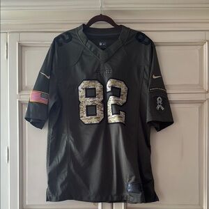 Nike Men's Olive Green Jason Witten Jersey, Salute to Service